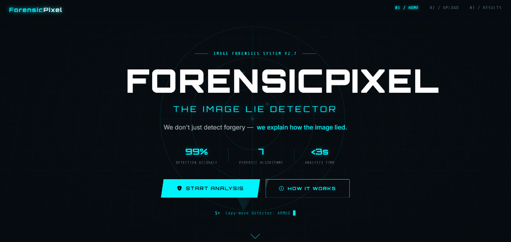 ForensicPixel Project Screenshot